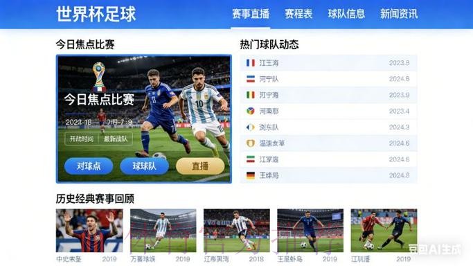 2026世界杯实时比赛直播平台推荐 2026世界杯实时比赛直播平台推荐